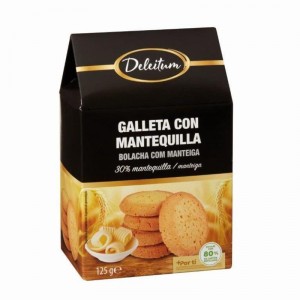 GALLETA DELEITUM 30% MANTEQUILLA 125 GRS.