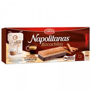 BIZCOCHITOS CUETARA NAPOLITANA P-6 UNDS 108 GRS