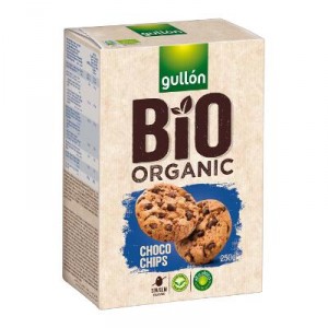 GALLETA GULLON BIO ORGANIC CHOCO CHIPS 250 GRS