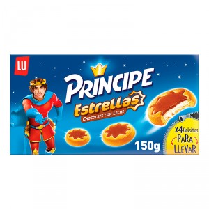 GALLETA PRINCIPE LU ESTRELLAS 150 GRS