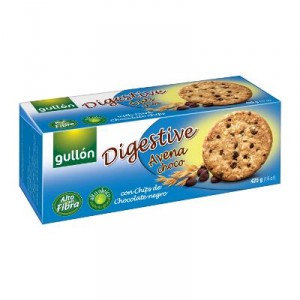 GALLETA GULLON DIGESTIVE AVENA CHOCOLATE 425 GRS