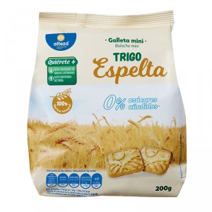 GALLETA ALTEZA MINI TRIGO ESPELTA INTEGRAL 0% AZUCARES 200GR