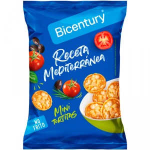TORTITA BICENTURY MINI RECETA MEDITERRANEA 70 GRS.