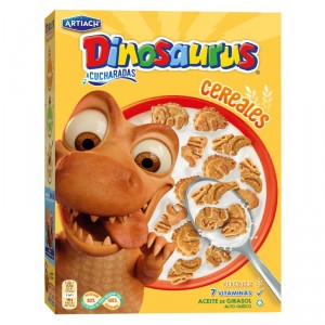 GALLETAS DINOSAURUS CUCHARADAS CEREALES 320 GRS