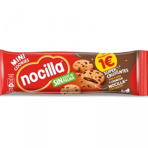 GALLETA NOCILLA MINI COOKIES NEGRA 64 GRS.