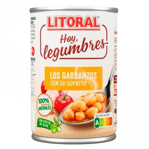 GARBANZO LITORAL HOY LEGUMBRES 440 GR.