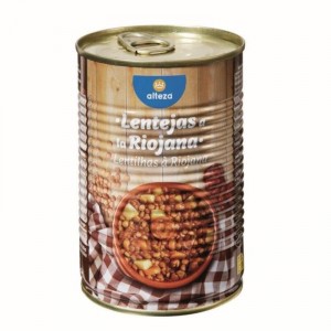 LENTEJA ALTEZA A LA RIOJANA FACIL APERTURA 430 GR.