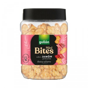 GALLETA GULLON MINI BITES JAMON 250 GRS