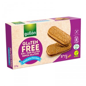 GALLETA GULLON SANDWICH CHOCO SIN GLUTEN 225 GRS.