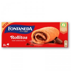 ROLLITOS FONTANEDA CHOCOLATE P-5 150 GRS.