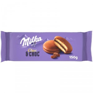 PASTELITO CHOC & CHOC MILKA 150 GRS.