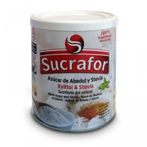 EDULCORANTE SUCRAFOR XYLITOL Y STEVIA 300 GRS.