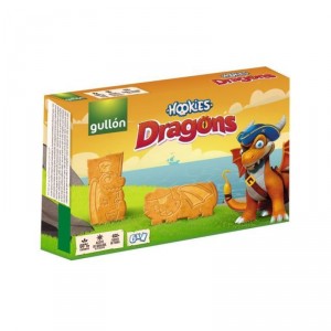 GALLETA GULLON HOOKIES DRAGONS 250 GRS.