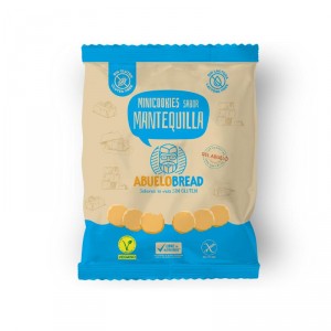GALLETAS ABUELO BREAD SABOR MANTEQUILLA SIN GLUTEN 130 GRS.
