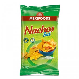 NACHOS MEXIFOODS SAL 200 GRS.