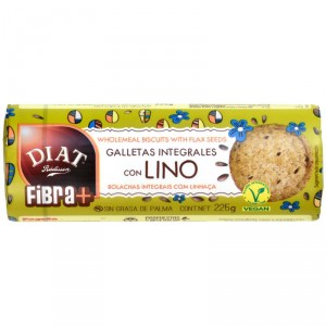 GALLETAS DIAT INTEGRALES CON LINO 225 GRS