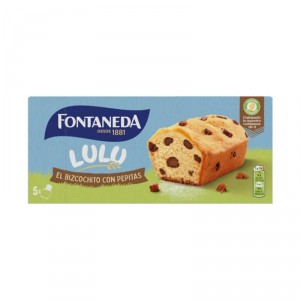 BIZCOCITOS FONTANEDA LULU PEPITAS DE CHOCOLATE 150 GRS.