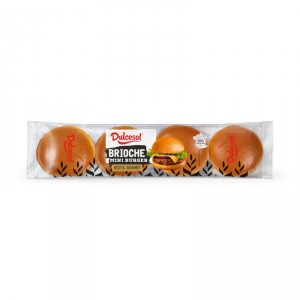 PAN DULCESOL MINI BURGER BRIOCHE P-8 200 GRS.