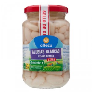 ALUBIA ALTEZA BLANCA COCIDA FRC 345 GR., 240 GR. P.E.