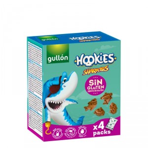 GALLETA GULLON HOOKIES MINI SHARKIES S/GLUTEN 160 GRS.