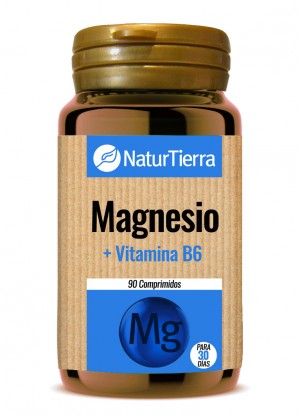 MAGNESIO NATURTIERRA CON VITAMINA B6 90 COMPRIMIDOS