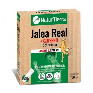 JALEA REAL NATURTIERRA CON GINSENG 12 STICKS