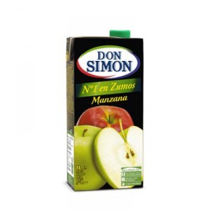 ZUMO DON SIMON MANZANA BRIK 1 LITRO