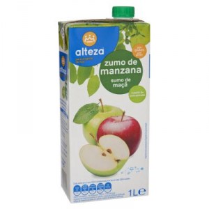 ZUMO ALTEZA MANZANA BRIK 1 LITRO