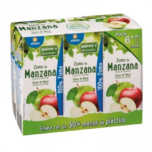 ZUMO ALTEZA MANZANA BRIK P-6 UNDS X 200 ML