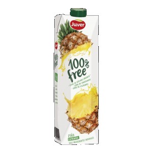 ZUMO JUVER 100% FREE PIÑA 1 LITRO