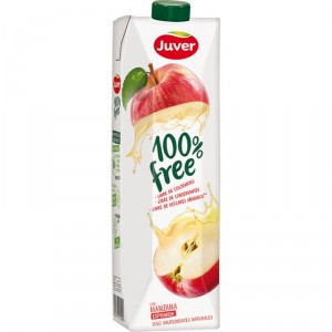 ZUMO JUVER 100% FREE MANZANA 1 LITRO