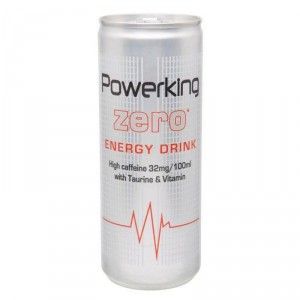 BEBIDA ENERGETICA POWERKING ZERO 250 ML.