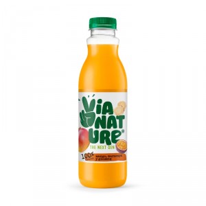 BEBIDA VIA NATURE MANGO-MARACUYA-GINSENG 750 ML.