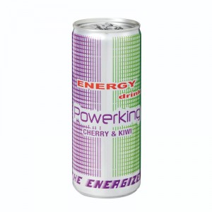 BEBIDA ENERGETICA POWERKING CHERRY Y KIWI 250 ML.
