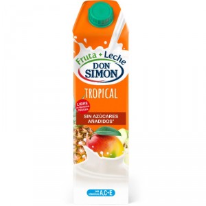 FRUTA + LECHE D.SIMON TROPICAL 1 LITRO