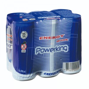 BEBIDA ENERGETICA POWERKING PACK-6 X 250 ML.