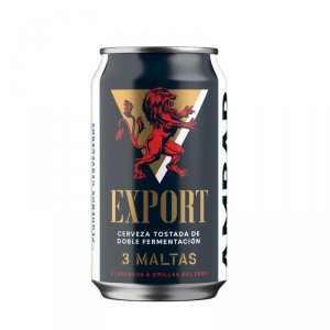 CERVEZA AMBAR EXPORT LATA 33 CL.