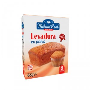 LEVADURA MOLINO REAL EN POLVO 6 SOBRES 90 GRS