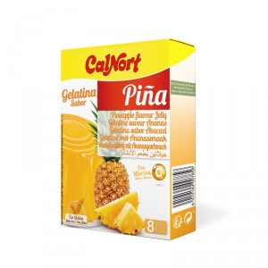 GELATINA CALNORT PIÑANA 170 GRS.8 RACIONES.