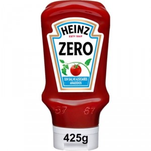 KETCHUP HEINZ ZERO 425 GRS