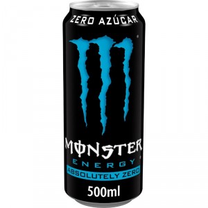 BEBIDA ENERGETICA MONSTER ABSOLUTELY ZERO 500 ML.