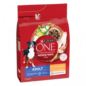ALIMENTO ONE MED/MAX POLLO Y ARROZ 2,5 KGS