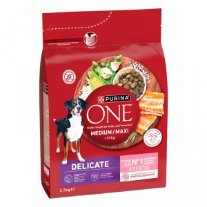 ALIMENTO ONE MED/MAX ADL DELICATE SALMON Y ARROZ 2,5KG