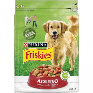 ALIMENTO FRISKIES CARNE-CEREALES-VERDURAS PERRO SECO 3 KILOS