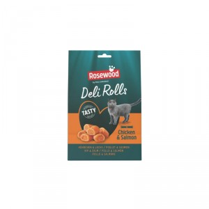 ALIMENTO DELI ROLLS POLLO Y SALMON 40 GRS