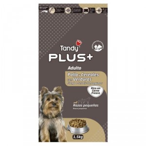 ALIMENTO TANDY PLUS+ PERRO RAZAS PEQUEÑAS 1,5 KILOS