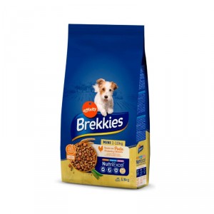 ALIMENTO BREKKIES DOG MINI POLLO Y CEREALES 1,5 KILOS