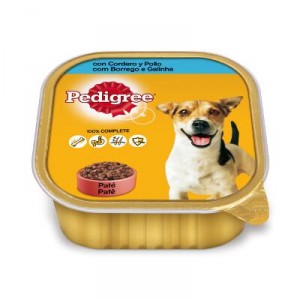 ALIMENTO PEDIGREE CORDERO-POLLO TARRINA 300 GRS