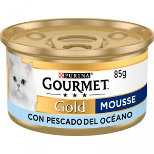 ALIMENTO GOURMET GOLD PESCADO GATO HUMEDO 85 GRS