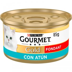 ALIMENTO GOURMET GOLD FONDANT CON ATUN 85 GRS